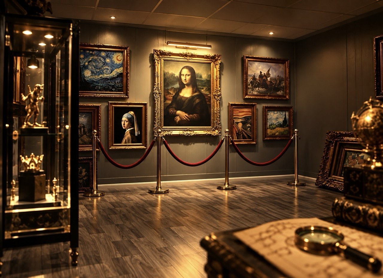 Escape with Mona Lisa escape room